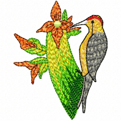 Hummingbirds Embroidery Design 11